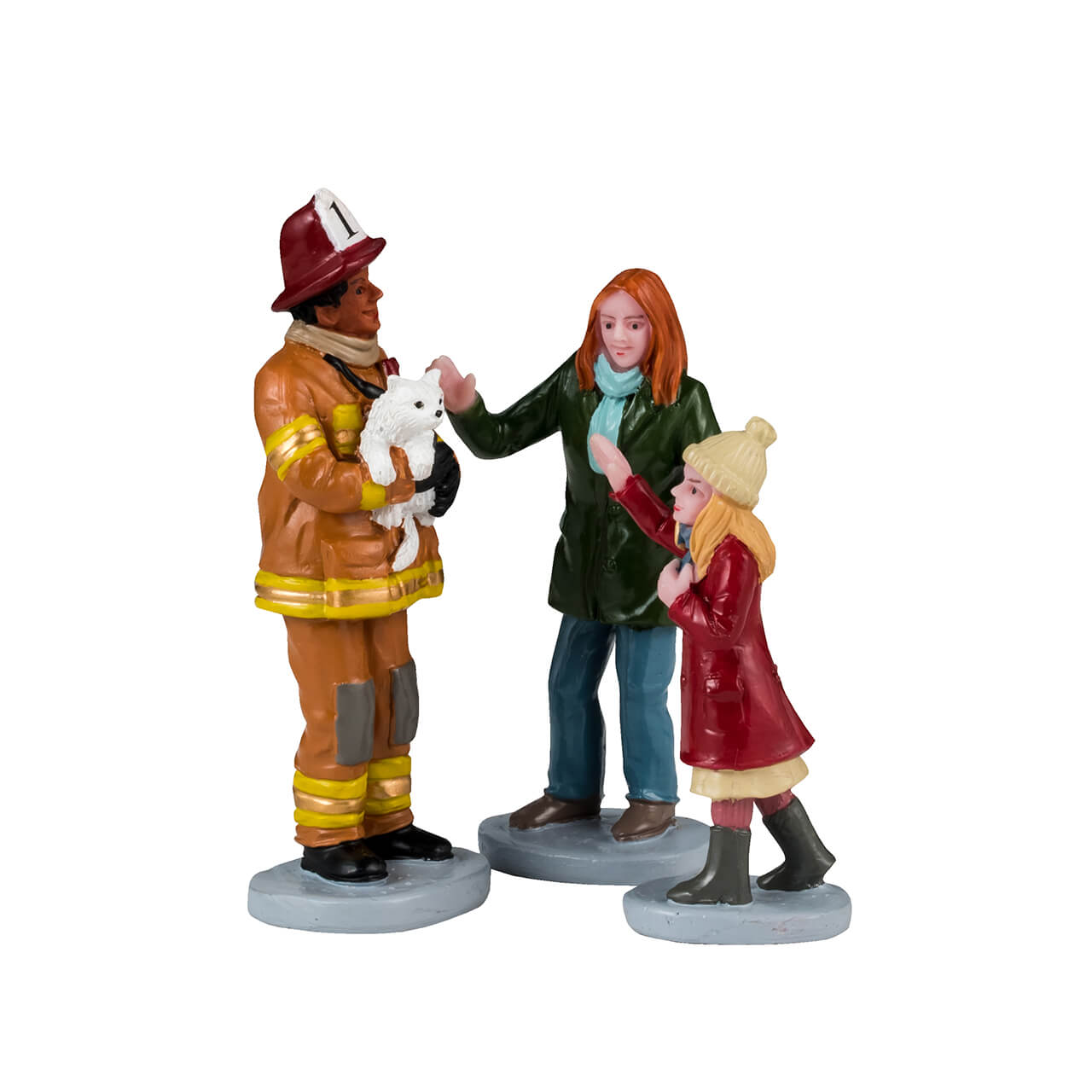 Lemax 42325 Fireman To The Rescue - 3 pezzi