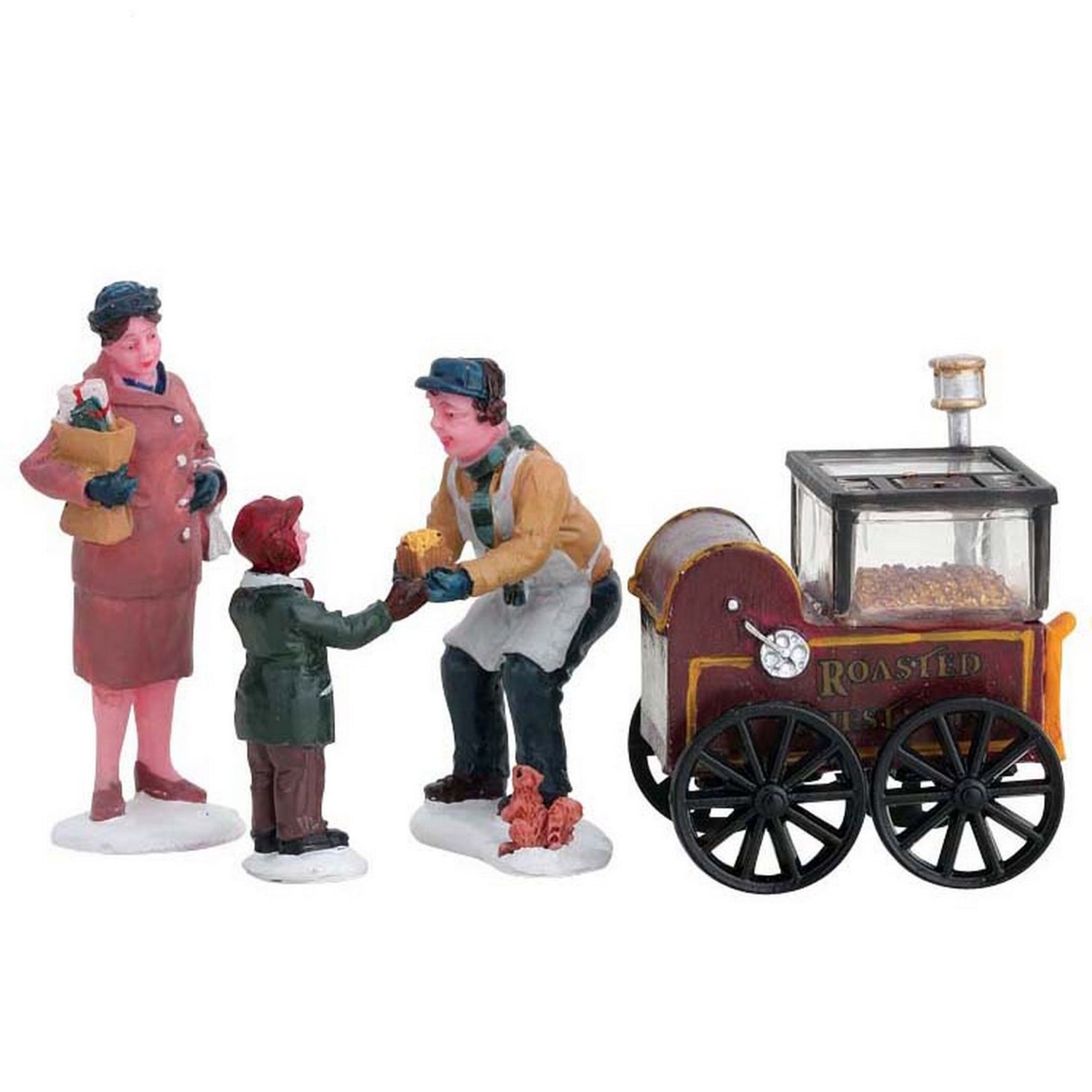 Roasted Chestnut Stand Set of 4 Cod. 92331