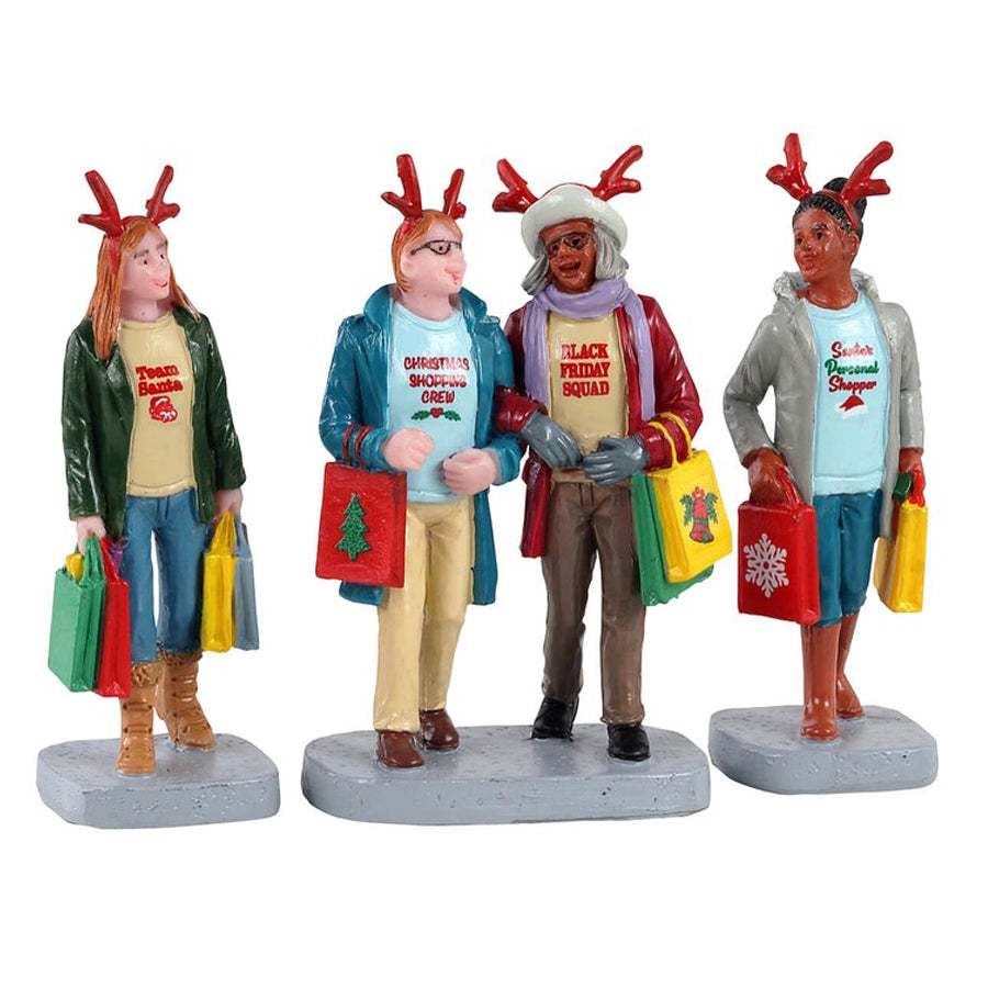 Girls Christmas Shopping Trip Set Of 3 Cod. 12026