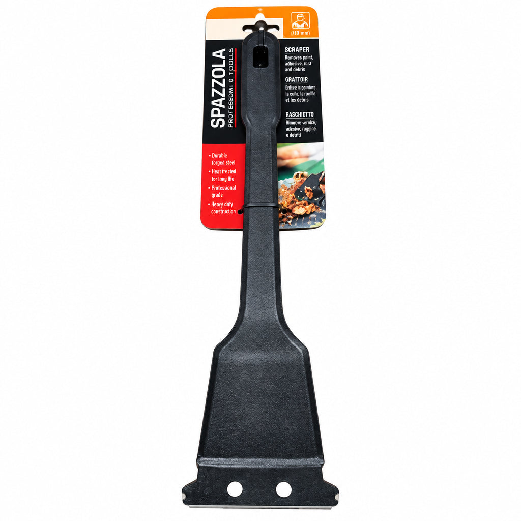 Spazzola per barbecue 2 in 1 con setole e spatola in acciaio inox - cod.748325