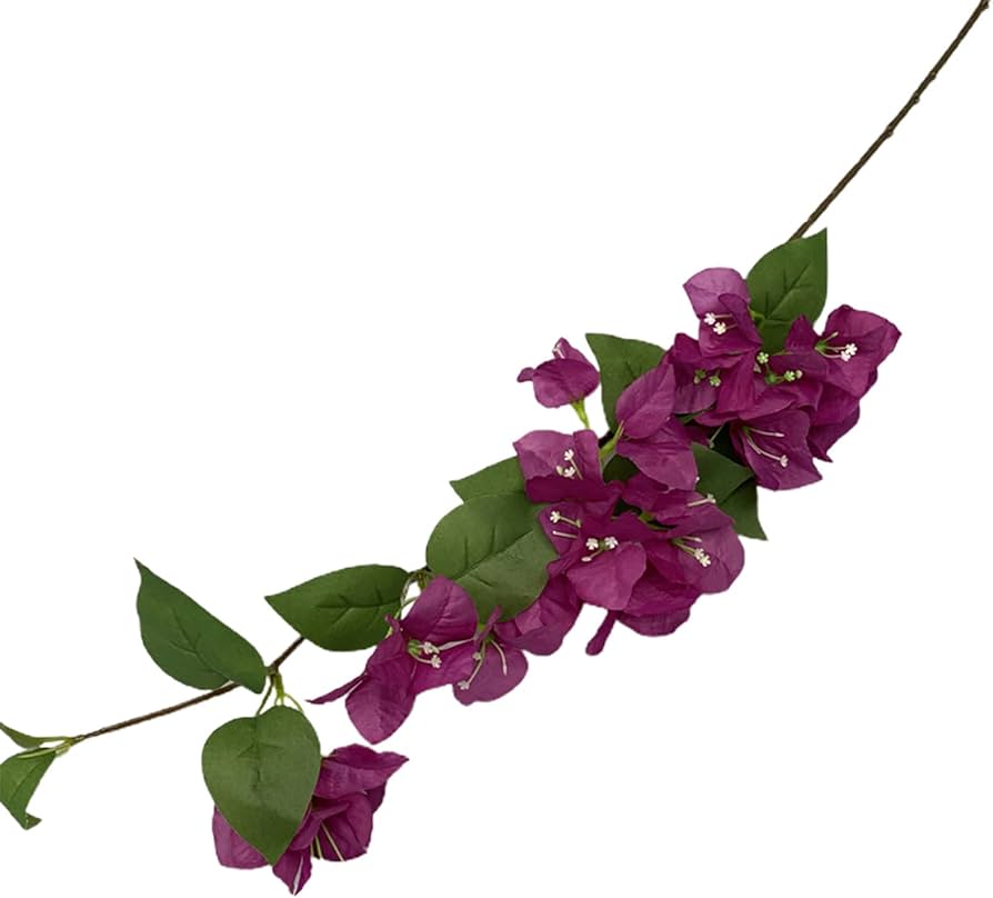 RAMO BOUGANVILLEA ARTIFICIALE VIOLA H 78 CM - NATA24226/PU
