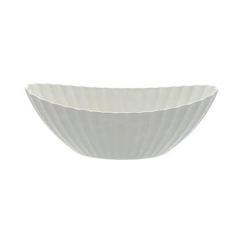 VASO A BARCA MELAMINA BIANCO RIGATO L36W15H14 - HBX862470116