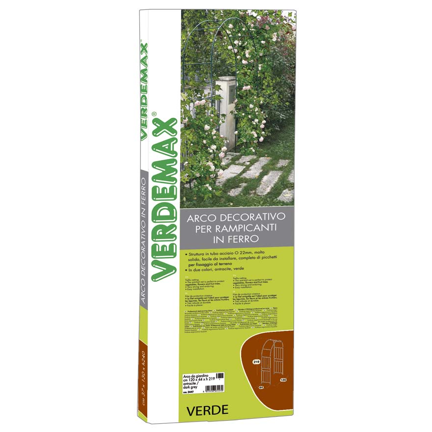 ARCO IN FERRO DECORATIVO PER RAMPICANTI - VMV003449