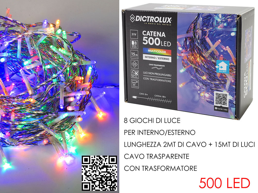 CATENA LUMINOSA MULTICOLOR