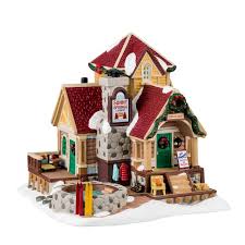 Lemax 45229 Sunny Springs Lodge - Edificio Illuminato - a Batteria