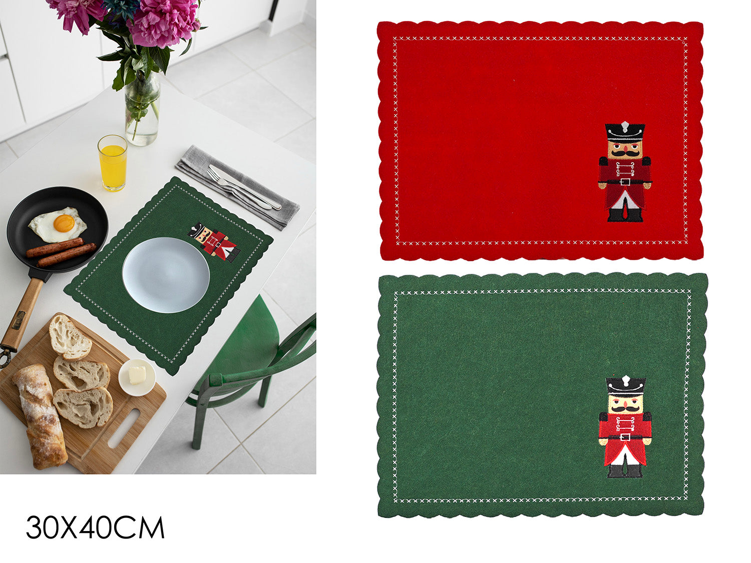 TOVAGLIETTA Ø35CM FELTRO SOLD.