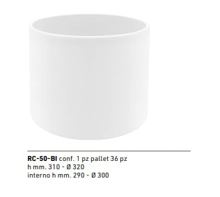 VASO IN CERAMICA CILINDRO - 4 MISURE DISPONIBILI