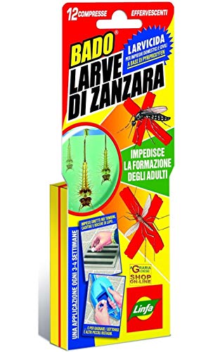 Bado Larve di zanzara 12 compresse effervescenti