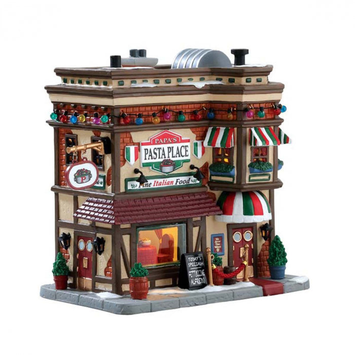 Lemax Papa S Pasta Place art 75254