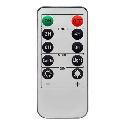 Candela in cera Azzurra con fiamma 3D - Funzionamento a pile (Non incluse) - 3 Misure