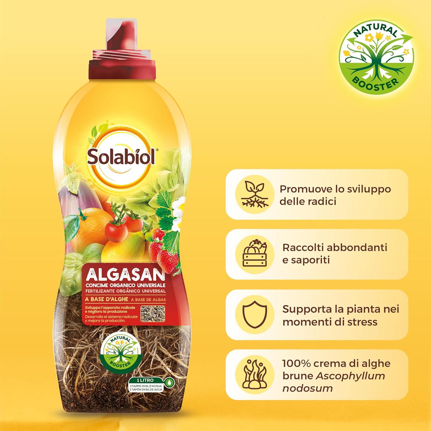 Solabiol Algasan - Concime Organico Universale