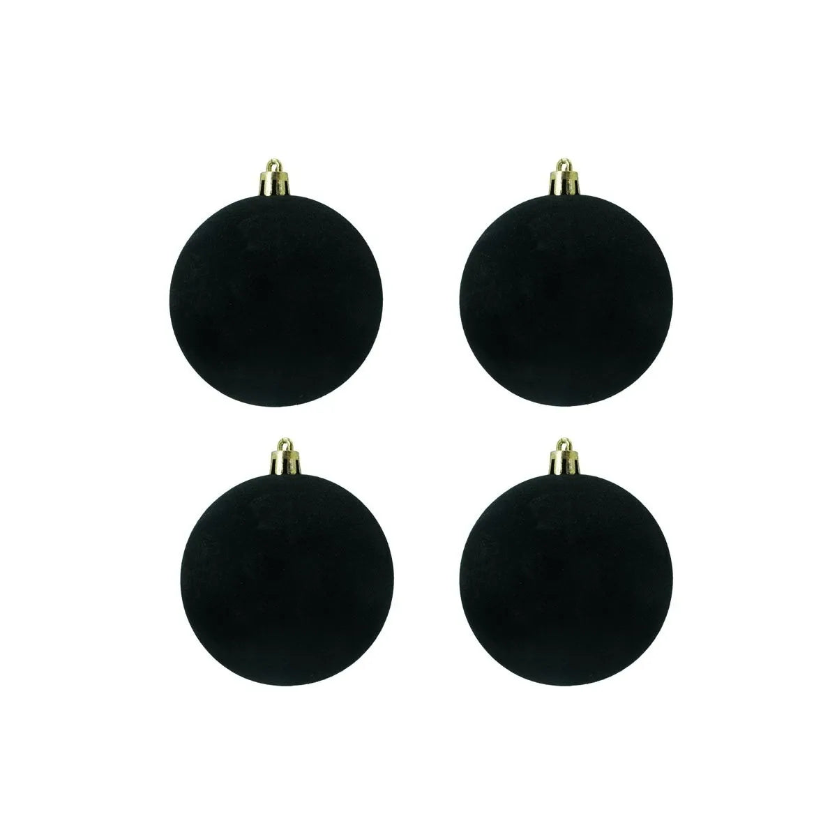 PALLE NATALIZIE IN VELLUTO NERO