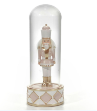 SCHIACCIANOCI CON CUPOLA ROSA H 33 CM - GENT416255