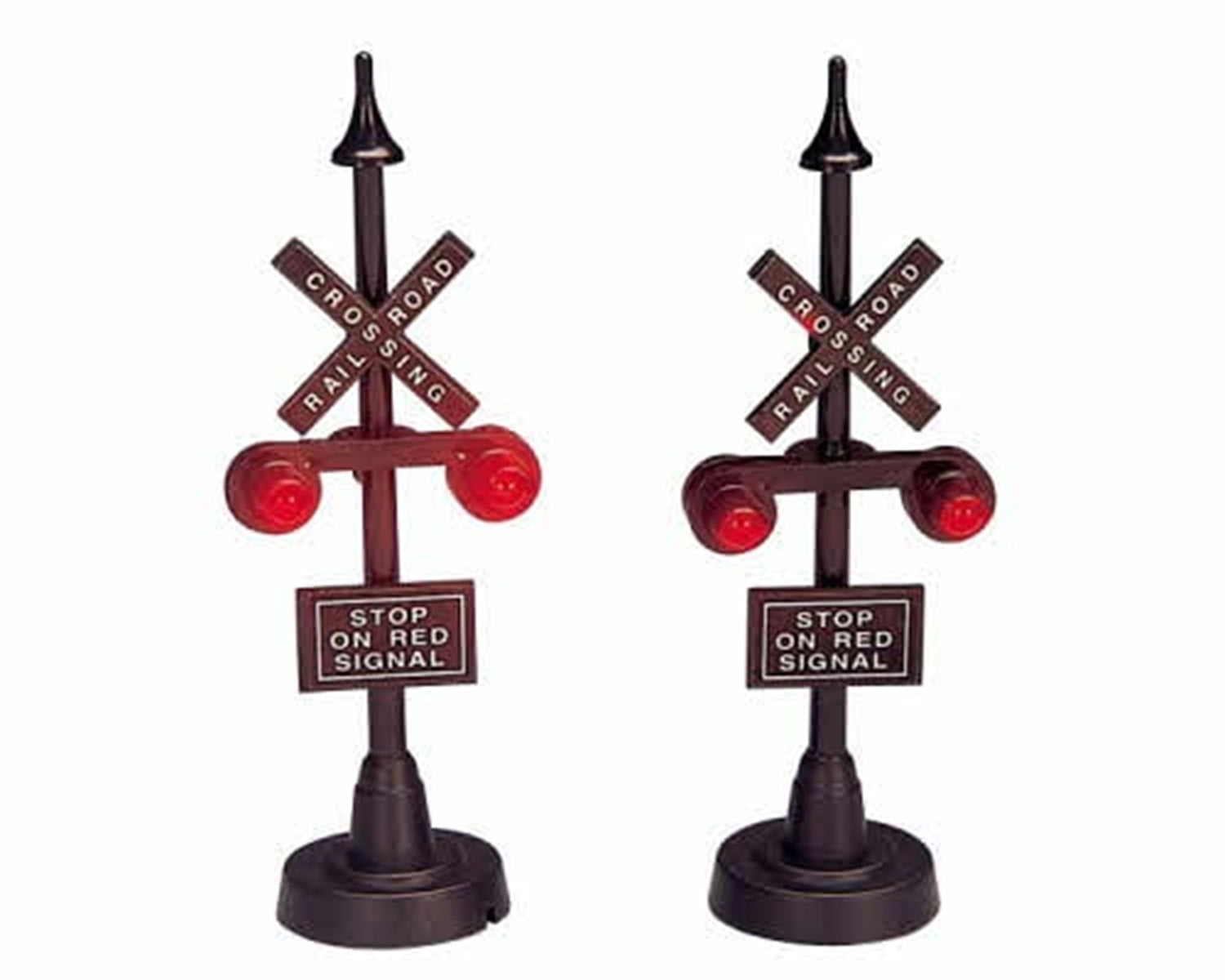 Lemax Village Collection Railway Stop Light Set of 2 