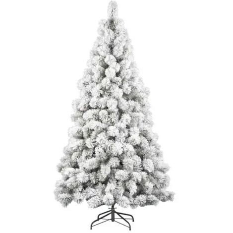 ALBERO DI NATALE FLOCCATO N° 137 CM.210