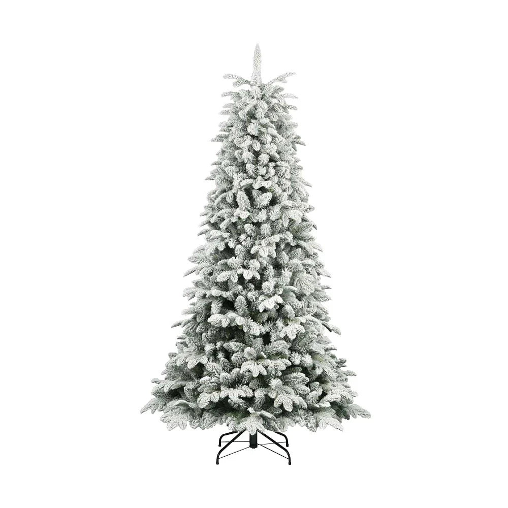 ALBERO DI NATALE FLOCCATO LED N°562 CM.180