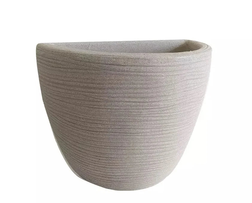 VASO GERLA A MURO SHABBY COLORE CORDA CM 30 - M30C67 Vaso a Parete Resina