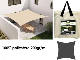 TELO\VELA OMBREGGIANTE ECRU' IN VARIE MISURE