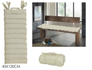 CUSCINO PER INTERNO\ESTERNO 45X120CM 2 POSTI - 3 COLORI DISPONIBILI