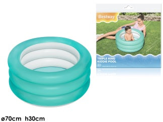 PISCINA GONFIABILE BESTWAY CON 3 ANELLI 70X30CM - GENT0230051033
