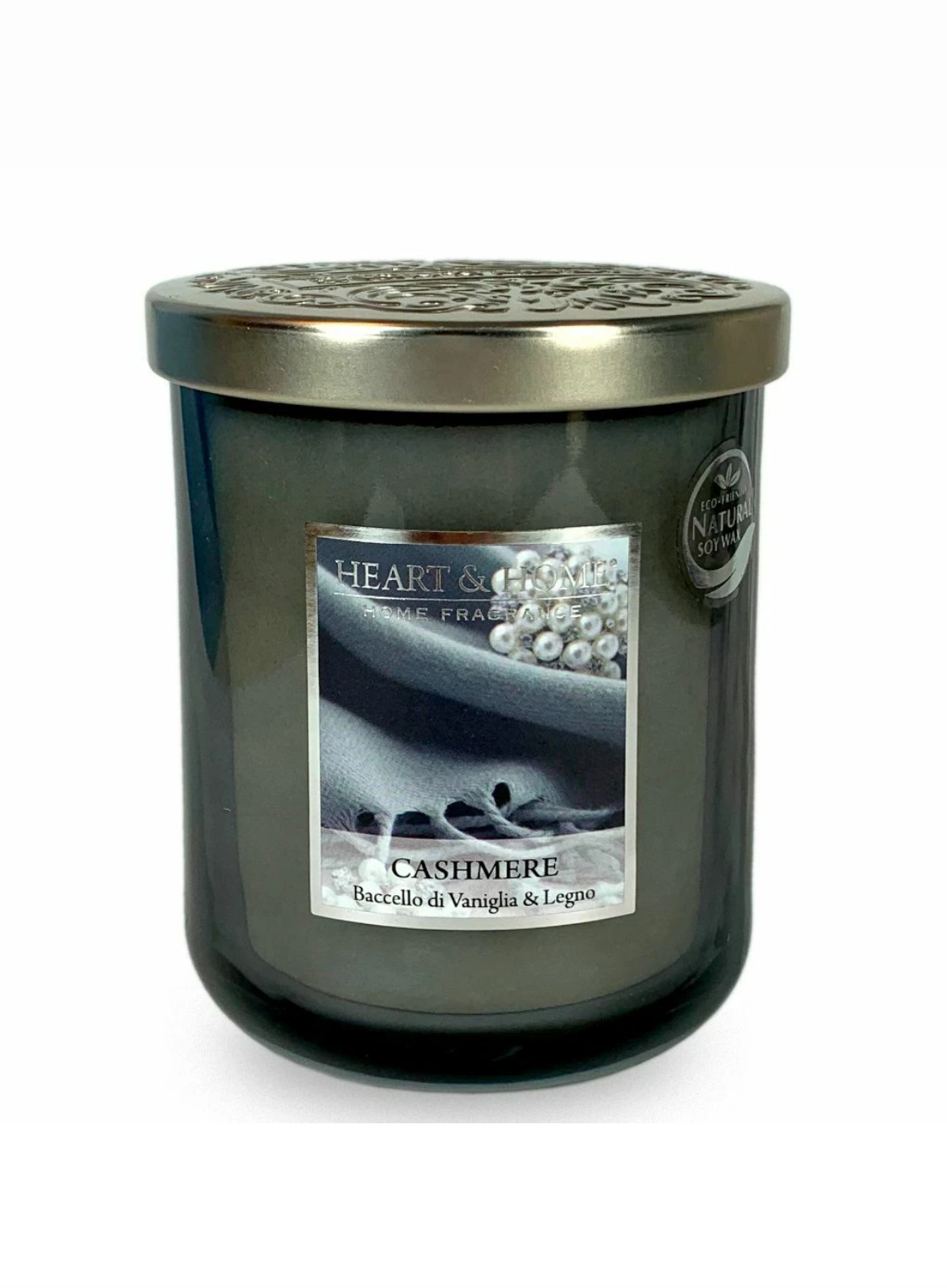 Candele Naturali Profumate Heart&Home in Vetro con Cera di Soia - Vari colori e Fragranze