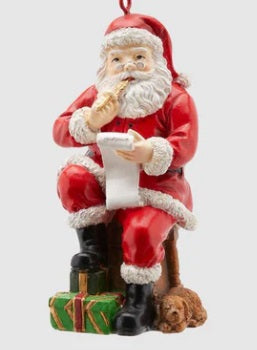 BABBO NATALE SEDUTO CON LISTA H11 CM EDG - ENZO DE GASPERI - EDG685024,43