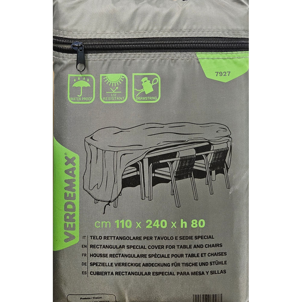 Telo rettangolare per tavolo e sedie special Verdemax - Cod.7927
