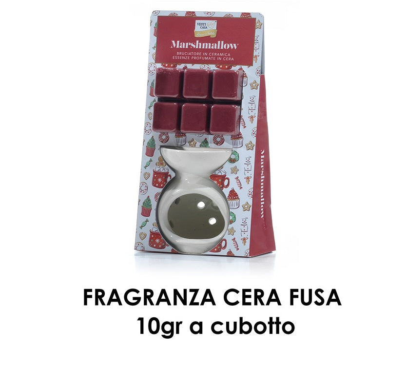 BRUCIATORE IN CERAMICA DOLOMITE ESSENZE ROFUMATE