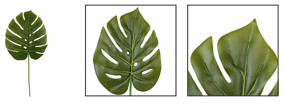 Foglia di monstera artificiale h 76 cm - JJ-FOGLIA-MONSTERA-76CM