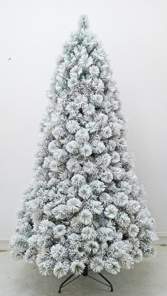 ALBERO DI NATALE FLOCCATO N° 114 cm 225