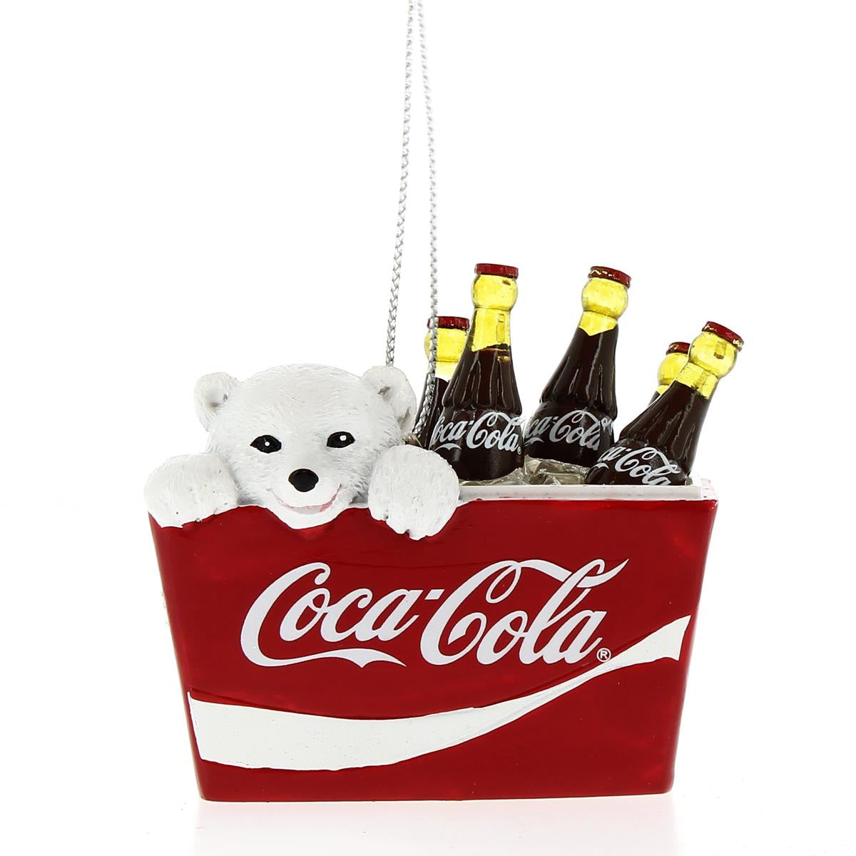 APPENDINO COCA-COLA - CUCCIOLO DI ORSO POLARE IN RESINA COCA-COLA - CHRICC2115