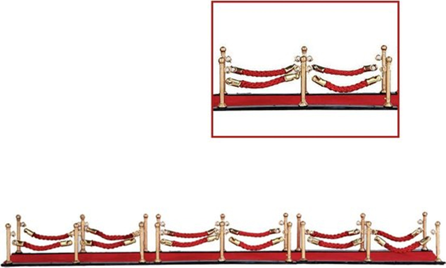 RED CARPET Set da 7 Allestimento Villaggio Lemax CADDINGTON VILLAGE Cod 64070