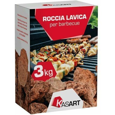 Roccia lavica per barbecue Kasart 3 kg