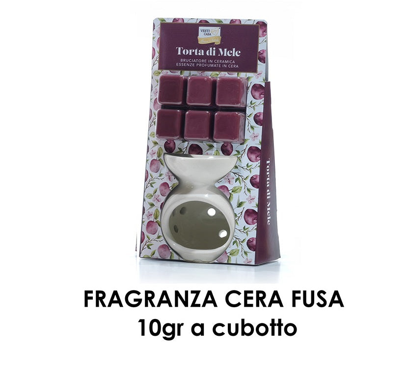 BRUCIATORE IN CERAMICA DOLOMITE ESSENZE ROFUMATE