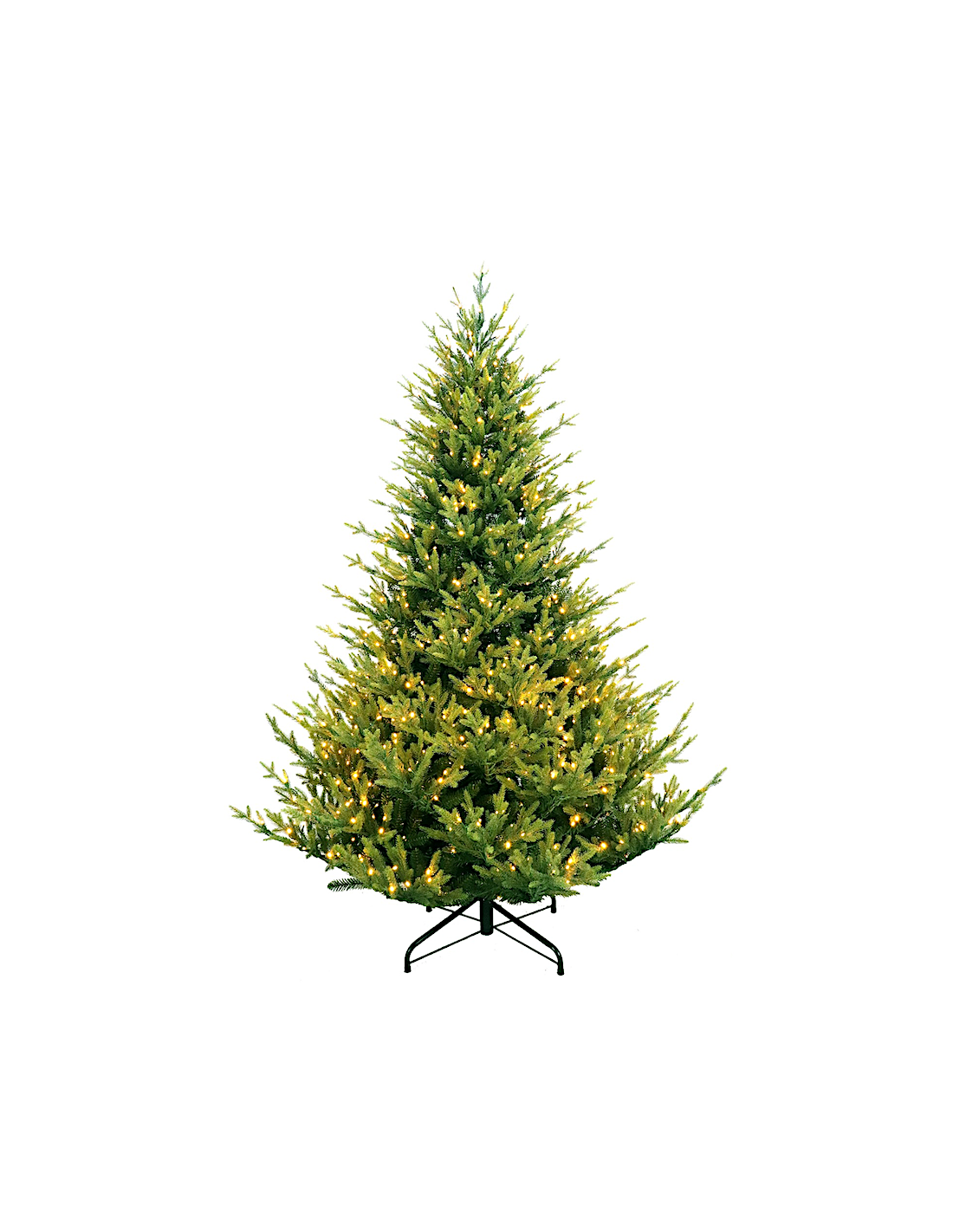 ALBERO DI NATALE VERDE LED N°504 CM.180
