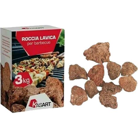 Roccia lavica per barbecue Kasart 3 kg