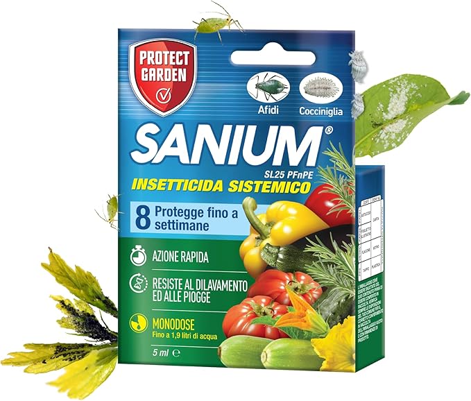 PROTECT GARDEN SANIUM SL 25 PFnPE, Insetticida Sistemico universale