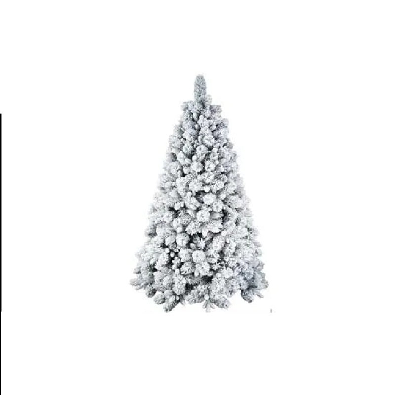 ALBERO DI NATALE FLOCCATO N°111  CM.210