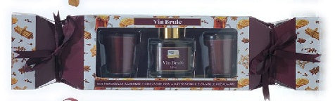 Set Fragranze Ambiente - 2 Candele + Profumatore D'Ambiente - Vari colori e Fragranze