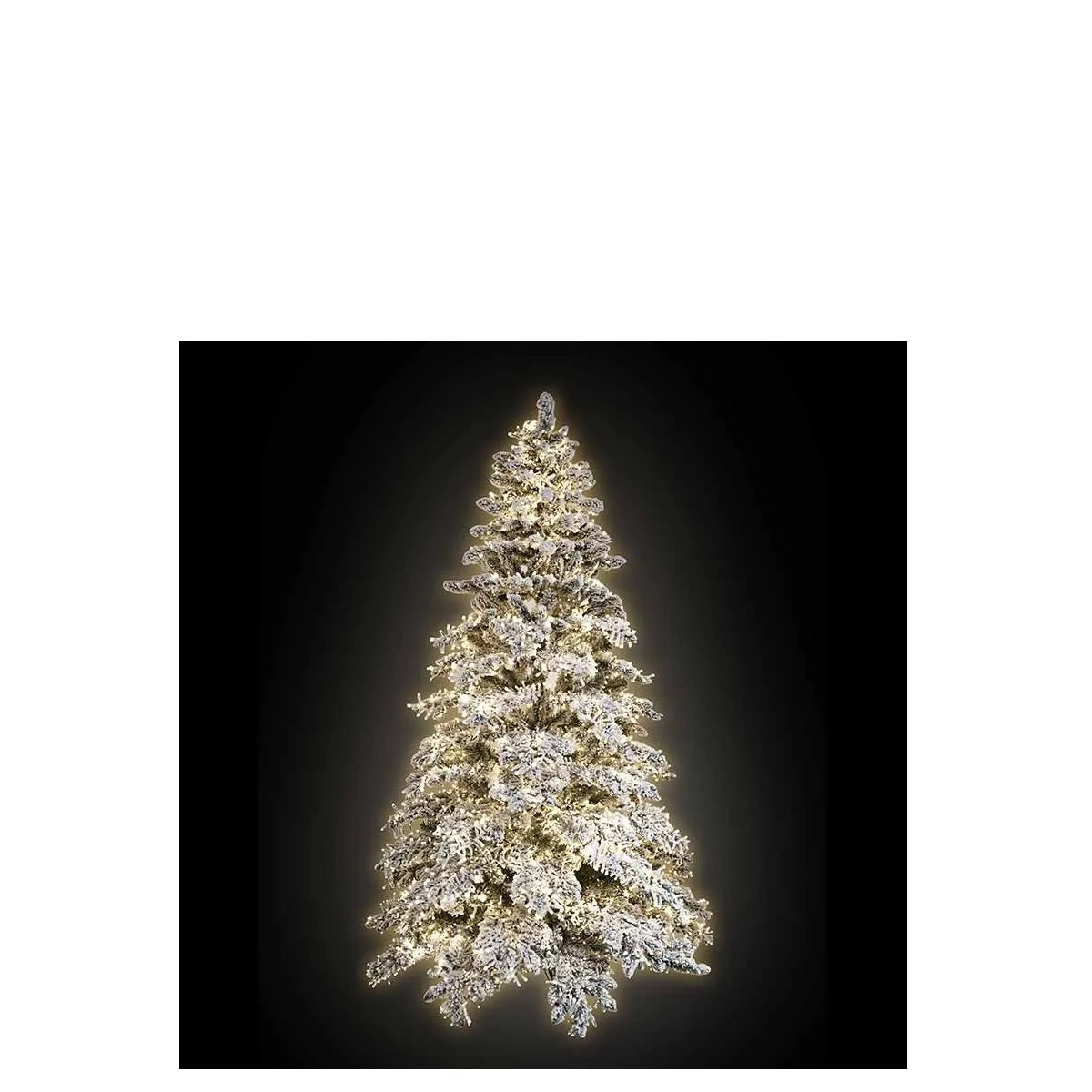 ALBERO DI NATALE FLOCCATO N°551 cm 240
