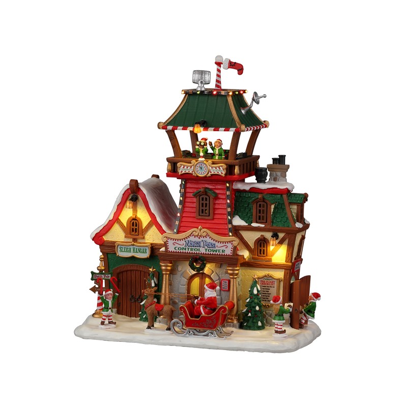 LEMAX North Pole Control Tower con Alimentatore 4.5V Cod. 25864
