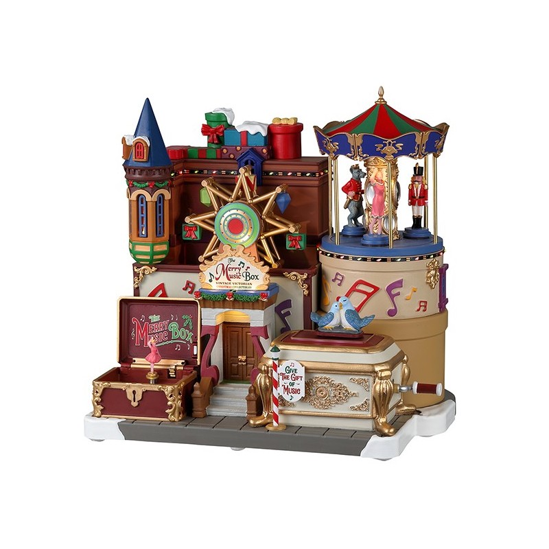 lemax The Merry Music Box con Alimentatore 4.5V Cod. 35021