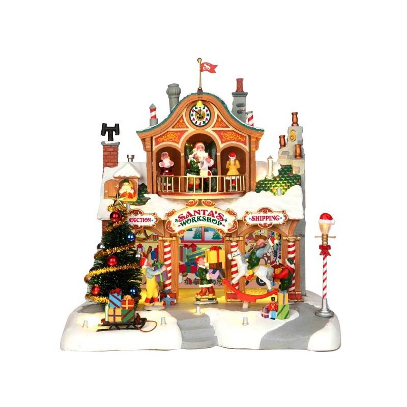 Santa's Workshop con Alimentatore 4.5V Cod. 35558