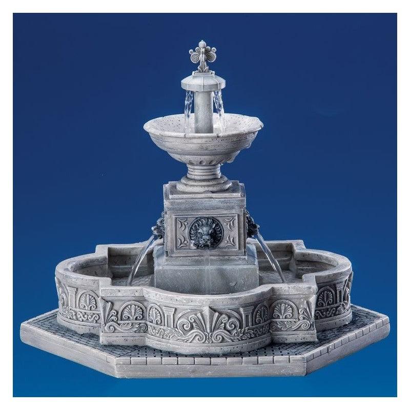 lemax Modular Plaza-Fountain con Alimentatore 4.5V Cod. 64061 Fontana