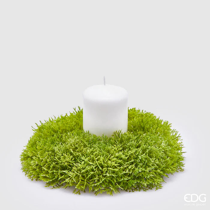 Corona Muschio Artificiale EDG - EDG2300035A700 H.5 D.18- EDG2300037A700 H.6 D.23