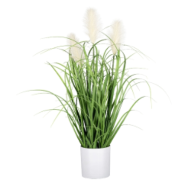 Pampas artificiale in Vaso plastica - GAS3023013-48