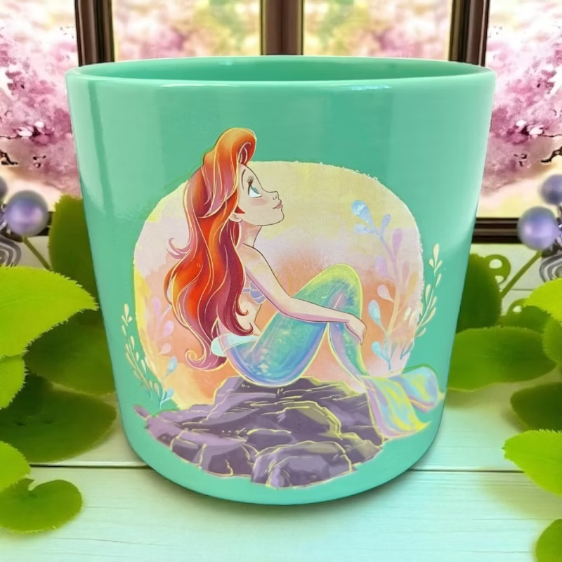 LARGE FLOWER POT LITTLE MERMAID DN94342 - VASO GRANDE SIRENETTA