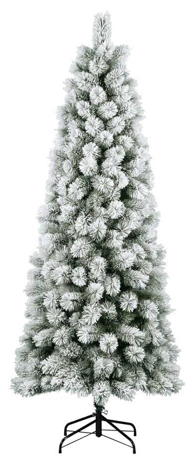 ALBERO DI NATALE FLOCCATO  N° 102 CM.180