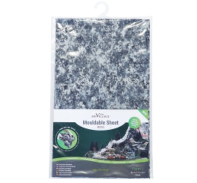 ACCESSORIO DECORATIVO MY VILLAGE - FOGLIO MODELLABILE ROCCE 100X60 CM - VEF104
