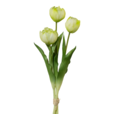 Tulipano fascetto 3 fiori 37 cm - 3 colori disponibili